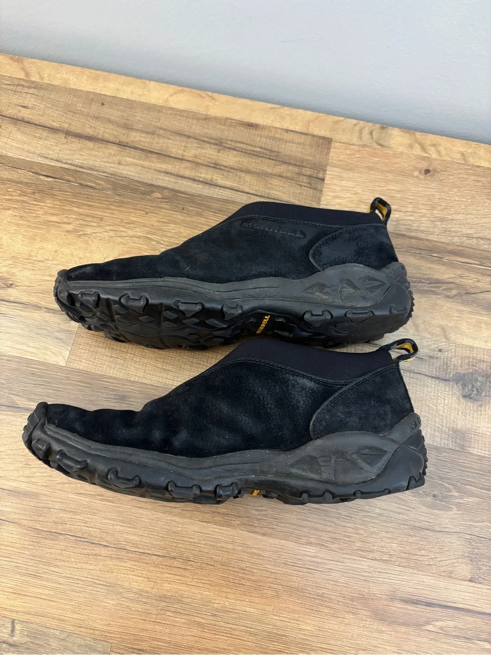Merrell Winter Moc Slip On Suede Shoes Black Men’s